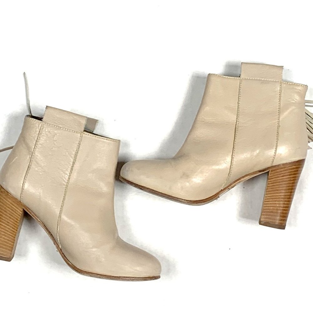 Kenneth Cole 36 LE Sheera Nude Ankle Boots Booties - Picture 5 of 8